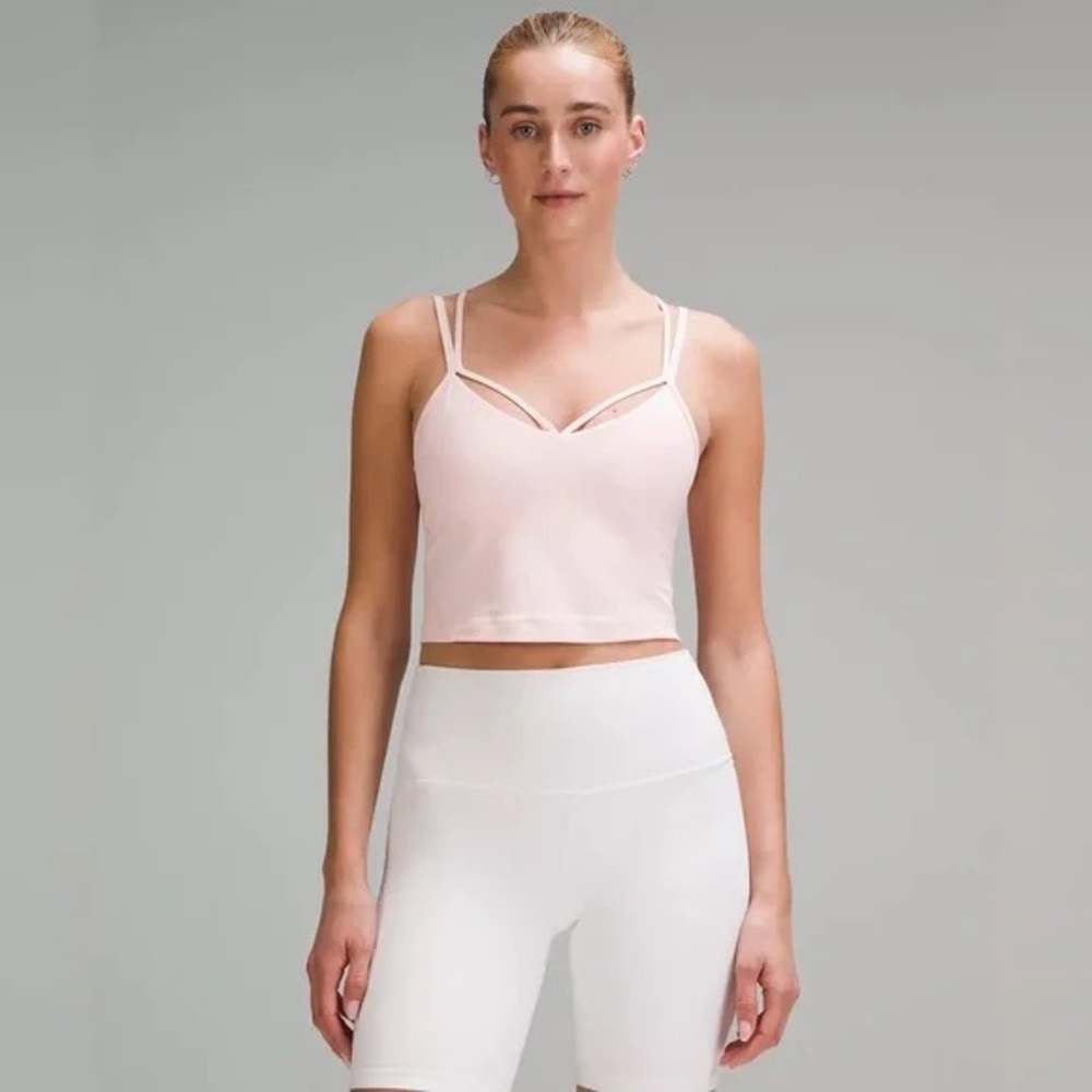 Strawberry milkshake Align Strappy Ribbed Tank